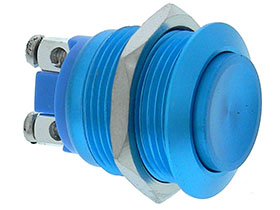 SPST-N.O. Push Button Switch Blue